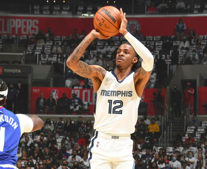  莫兰特暴扣绝杀灰熊终结快船不败